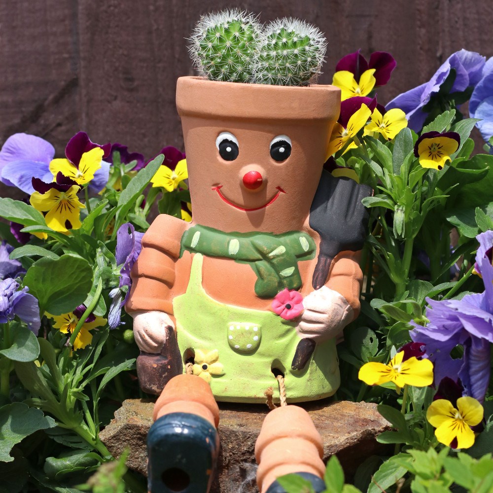 Terracotta Planter Man